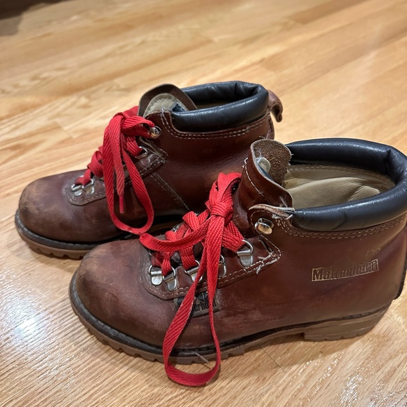 Women’s vintage all leather hiking boots size 6.5 - Picture 3 of 12